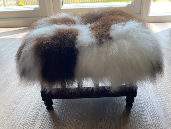 Sheepskin Footstool